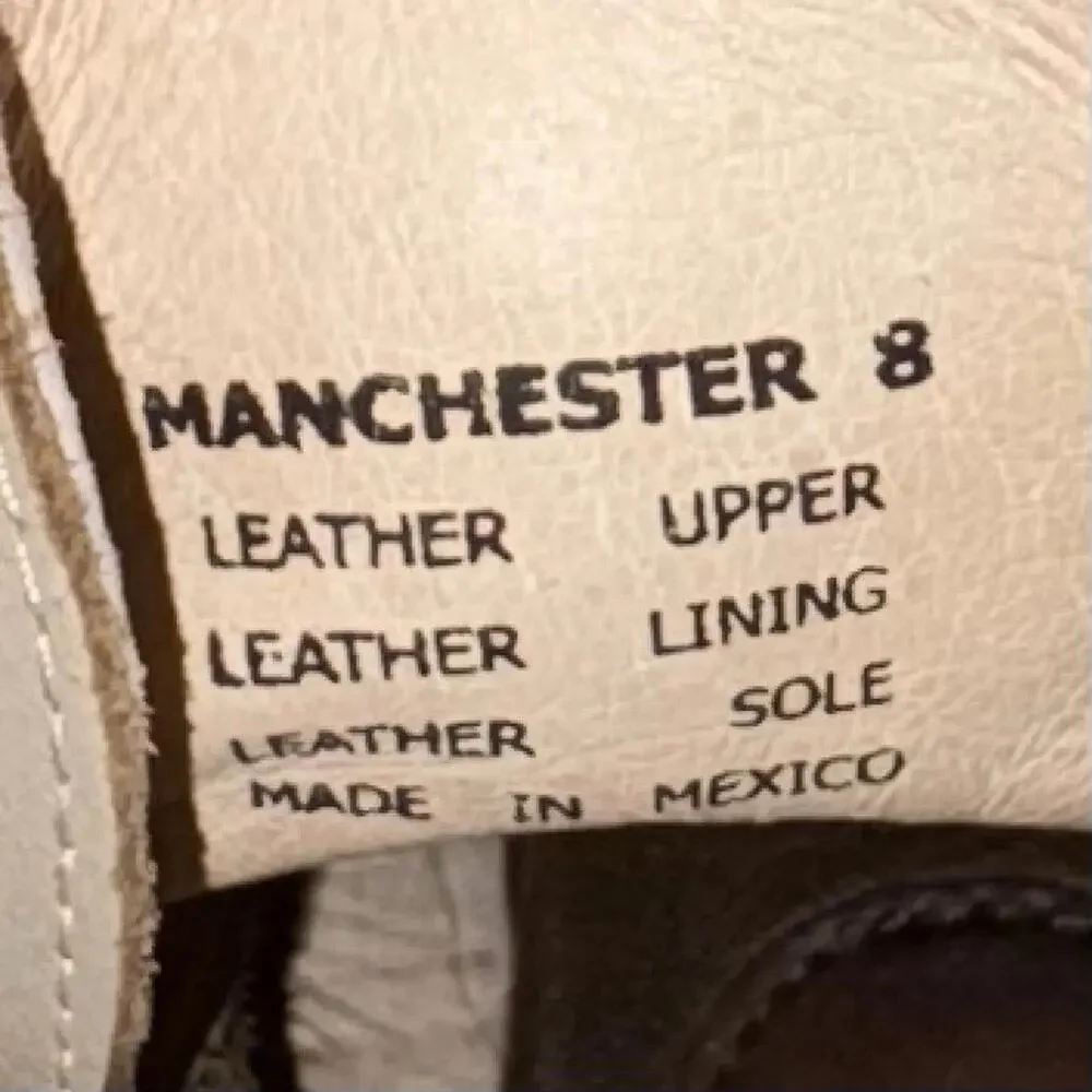 Freebird by Steven Womens Manchester Leather Combat Boots Taupe Distressed 8 - Picture 8 of 8